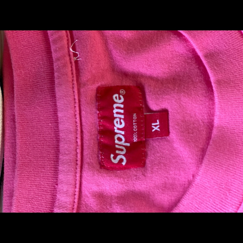 Supreme World Famous SS embroidered Bright Pink XL - Picture 13 of 16